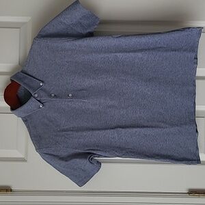 Uniqlo Men's Blue Polo Shirt